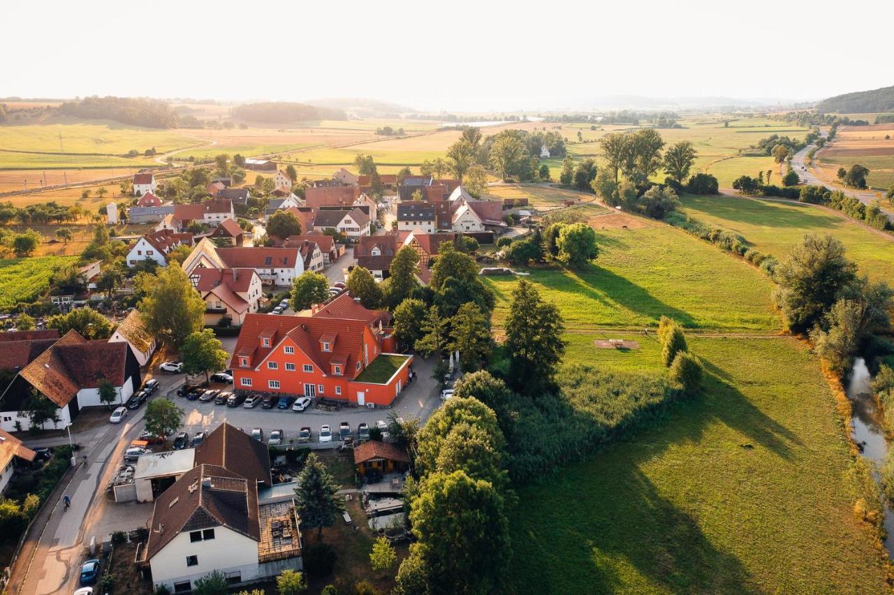 Landgasthof Schwarzes Ross Ansbach Exterior foto